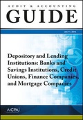 Cover: Audit and Accounting Guide Depository and Lending Institutions - Wiley