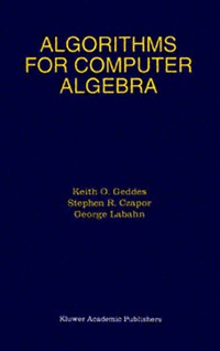 Abbildung von: Algorithms for Computer Algebra - Kluwer Academic Publishers