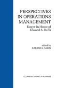 Cover: Perspectives in Operations Management - Springer