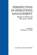 Cover: Perspectives in Operations Management - Springer