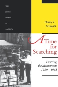 Enlarge image Cover: A Time for Searching - Johns Hopkins University Press