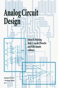 Cover: Analog Circuit Design - Springer