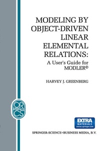 Enlarge image Cover: Modeling by Object-Driven Linear Elemental Relations - Springer