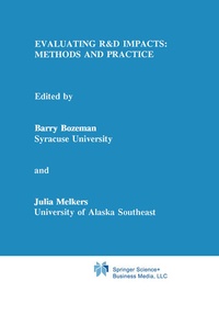 Enlarge image Cover: Evaluating R&D Impacts: Methods and Practice - Kluwer Academic Publishers