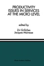 Cover: Productivity Issues in Services at the Micro Level - Springer
