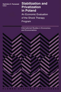 Enlarge image Cover: Stabilization and Privatization in Poland - Springer