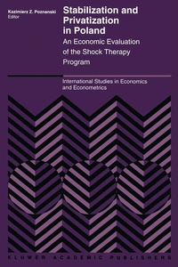 Enlarge image Cover: Stabilization and Privatization in Poland - Springer