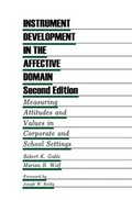 Cover: Instrument Development in the Affective Domain - Kluwer Academic Publishers