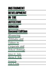 Cover: Instrument Development in the Affective Domain - Springer