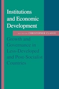 Cover: Institutions and Economic Development - Johns Hopkins University Press