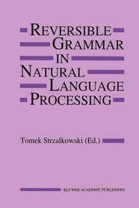 Abbildung von: Reversible Grammar in Natural Language Processing - Kluwer Academic Publishers