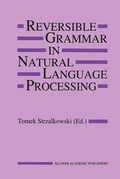 Cover: Reversible Grammar in Natural Language Processing - Springer