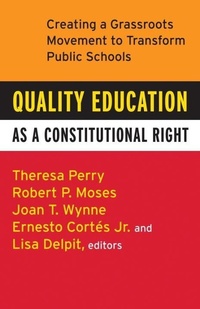 Enlarge image Cover: Quality Education as a Constitutional Right - Beacon Press