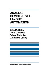 Enlarge image Cover: Analog Device-Level Layout Automation - Springer