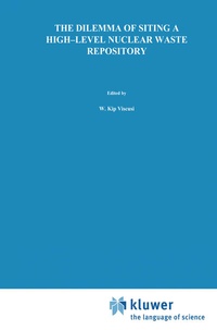 Enlarge image Cover: The Dilemma of Siting a High-Level Nuclear Waste Repository - Springer