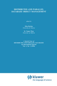 Enlarge image Cover: Distributed and Parallel Database Object Management - Springer