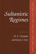 Cover: Sultanistic Regimes - Johns Hopkins University Press
