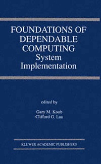 Abbildung von: Foundations of Dependable Computing - Kluwer Academic Publishers