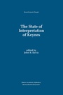 Cover: The State of Interpretation of Keynes - Kluwer Academic Publishers