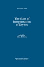 Cover: The State of Interpretation of Keynes - Springer