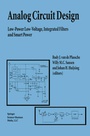 Cover: Analog Circuit Design - Kluwer Academic Publishers