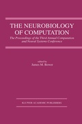 Cover: The Neurobiology of Computation - Kluwer Academic Publishers