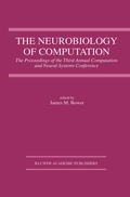 Cover: The Neurobiology of Computation - Springer