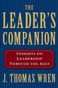 Cover: The Leader's Companion: Insights on Leadership Through the Ages - Free Press
