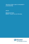 Bild: Transaction Cost Economics and Beyond - Springer