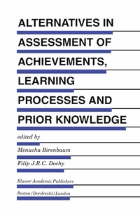 Enlarge image Cover: Alternatives in Assessment of Achievements, Learning Processes and Prior Knowledge - Springer
