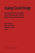 Cover: Analog Circuit Design - Springer