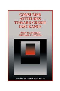 Enlarge image Cover: Consumer Attitudes Toward Credit Insurance - Springer