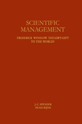 Cover: Scientific Management - Kluwer Academic Publishers