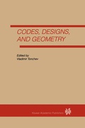 Bild: Codes, Designs and Geometry - Kluwer Academic Publishers
