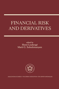 Enlarge image Cover: Financial Risk and Derivatives - Springer