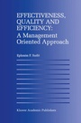 Cover: Effectiveness, Quality and Efficiency: A Management Oriented Approach - Springer