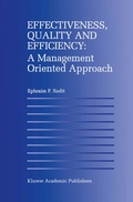Cover: Effectiveness, Quality and Efficiency: A Management Oriented Approach - Springer