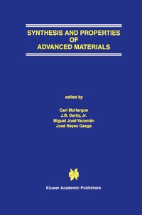 Enlarge image Cover: Synthesis and Properties of Advanced Materials - Kluwer Academic Publishers