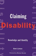 Cover: Claiming Disability - New York University Press