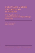 Cover: Hadamard Matrix Analysis and Synthesis - Springer