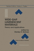 Cover: Wide-Gap Luminescent Materials: Theory and Applications - Springer