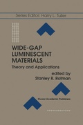 Cover: Wide-Gap Luminescent Materials: Theory and Applications - Springer