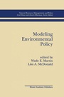 Cover: Modeling Environmental Policy - Kluwer Academic Publishers