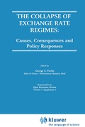 Cover: The Collapse of Exchange Rate Regimes - Springer