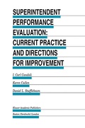Cover: Superintendent Performance Evaluation: Current Practice and Directions for Improvement - Kluwer Academic Publishers
