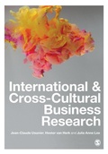Cover: International and Cross-Cultural Business Research - SAGE Publications Ltd