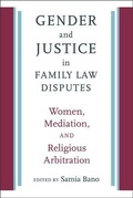 Cover: Gender and Justice in Family Law Disputes - Brandeis University Press
