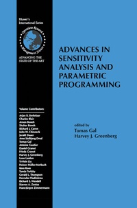 Abbildung von: Advances in Sensitivity Analysis and Parametric Programming - Springer