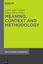 Cover: Meaning, Context and Methodology - De Gruyter Mouton
