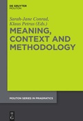 Cover: Meaning, Context and Methodology - De Gruyter Mouton